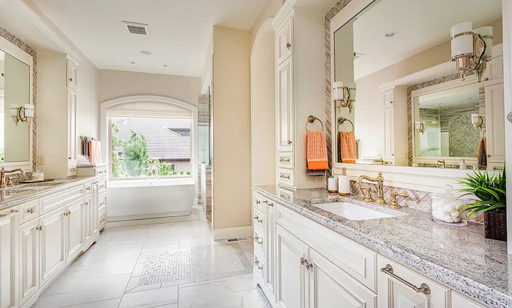 clean bathroom