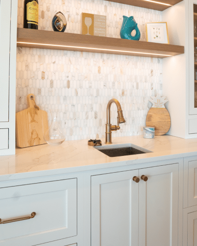 Wide plank hardwood floors throughout