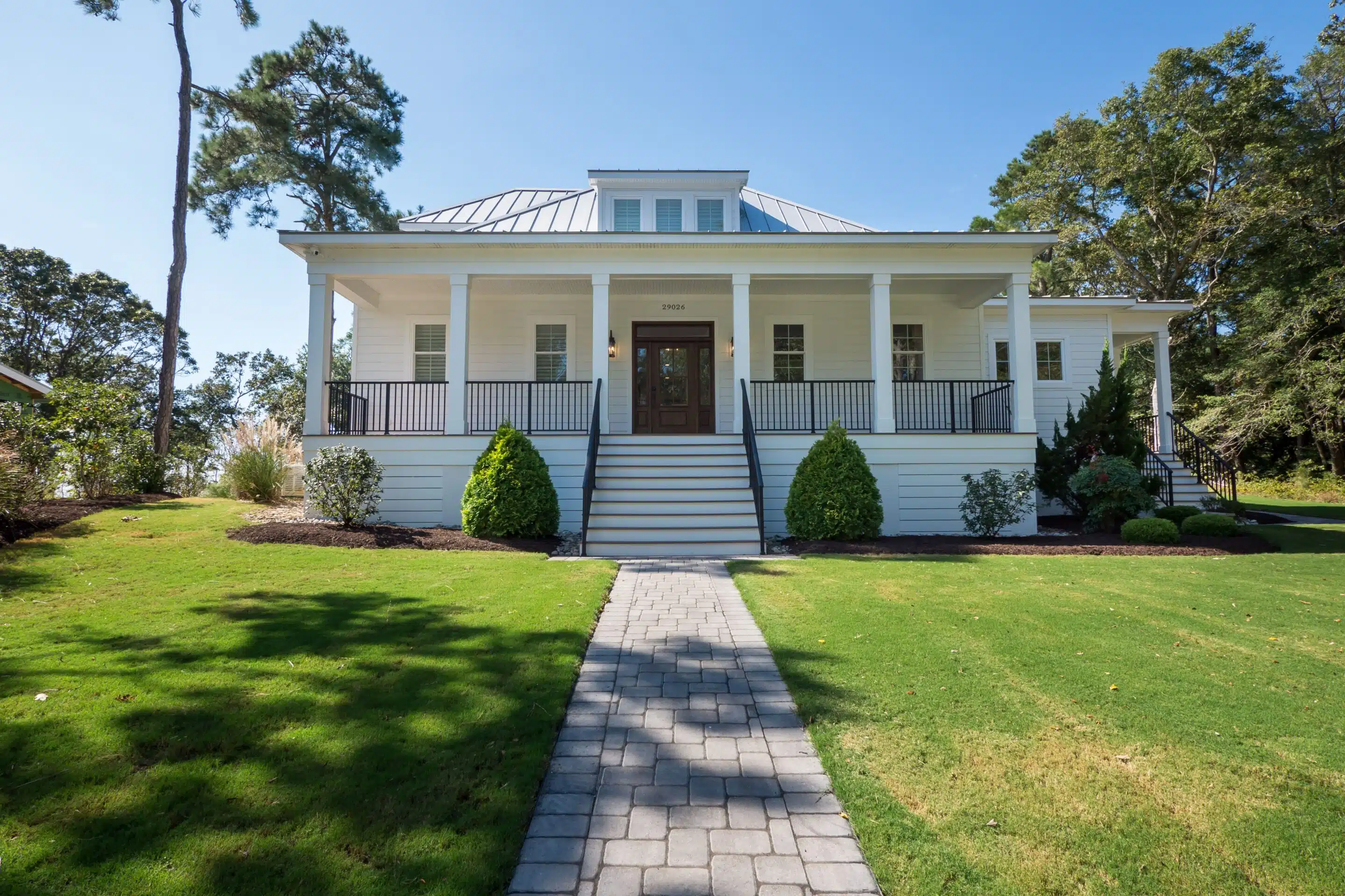 Chesapeake Bay waterfront custom home with expansive views