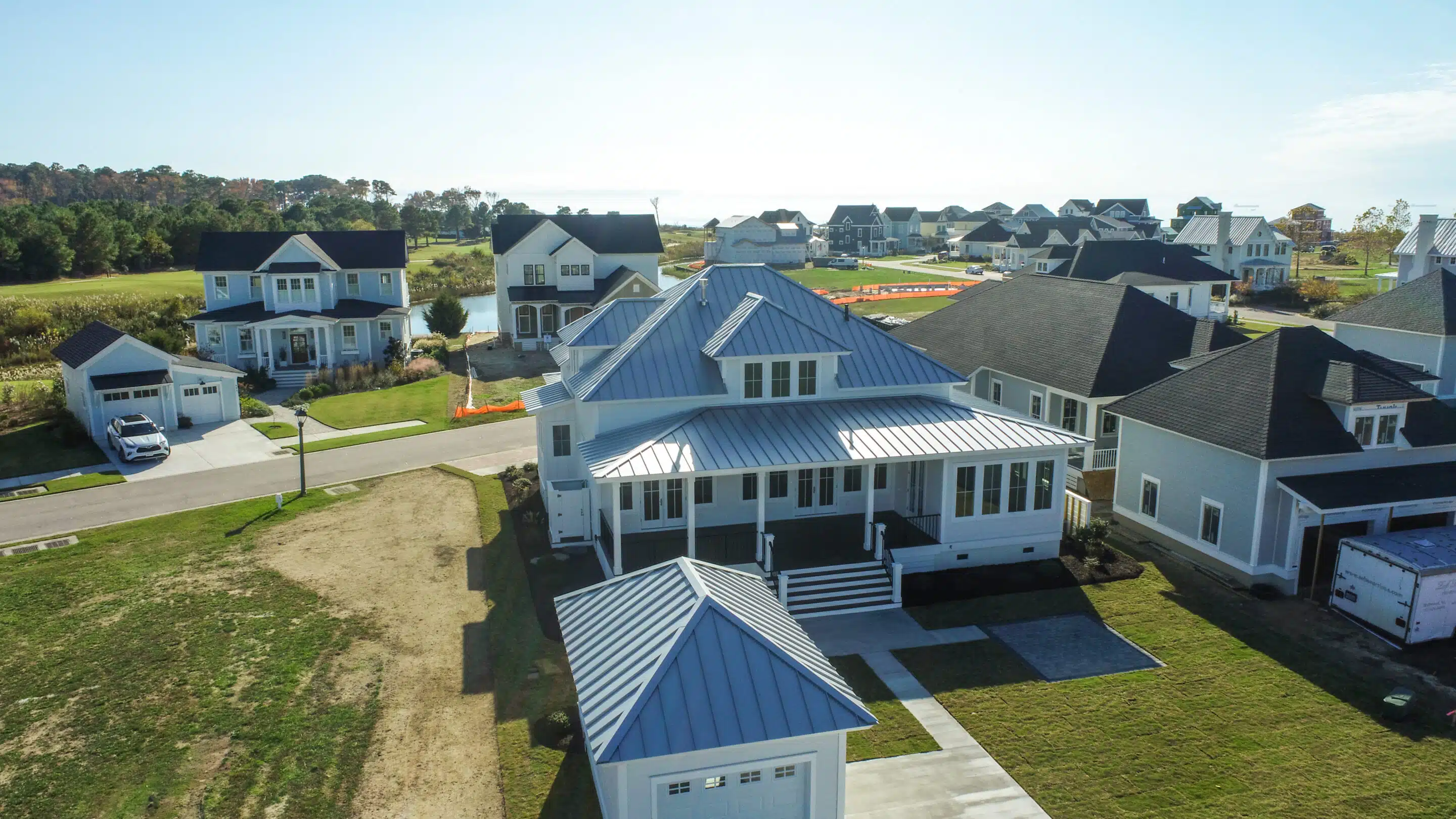 Bayfront Custom Home overlooking the Chesapeake Bay and the award-winning Bay Creek golf course